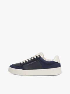 Tonal Logo Court Sneaker — Space Blue 7