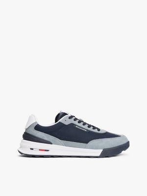 Classic Suede Running Sneaker, Navy