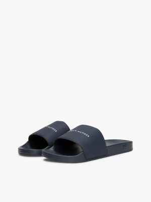 Logo Pool Slide, Navy