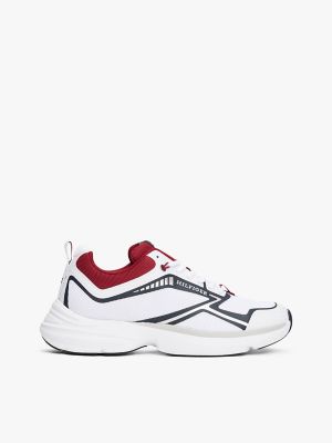 Geometric Runner Sneaker, Navy