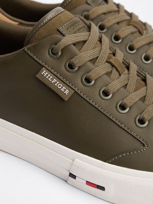 Leather Monotype Low Top Sneaker