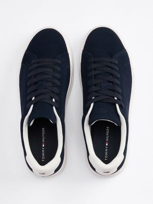Tommy hilfiger suede sneaker sales