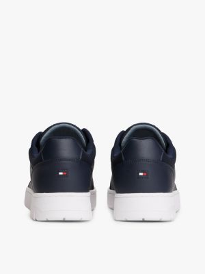 Mixed Media Leather Court Sneaker | Tommy Hilfiger