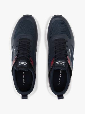 Мужские кроссовки Tommy Hilfiger Mixed Media Runner, цвет: Тёмно-синий — фото 3