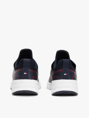 Мужские кроссовки Tommy Hilfiger Mixed Media Runner, цвет: Тёмно-синий — фото 4