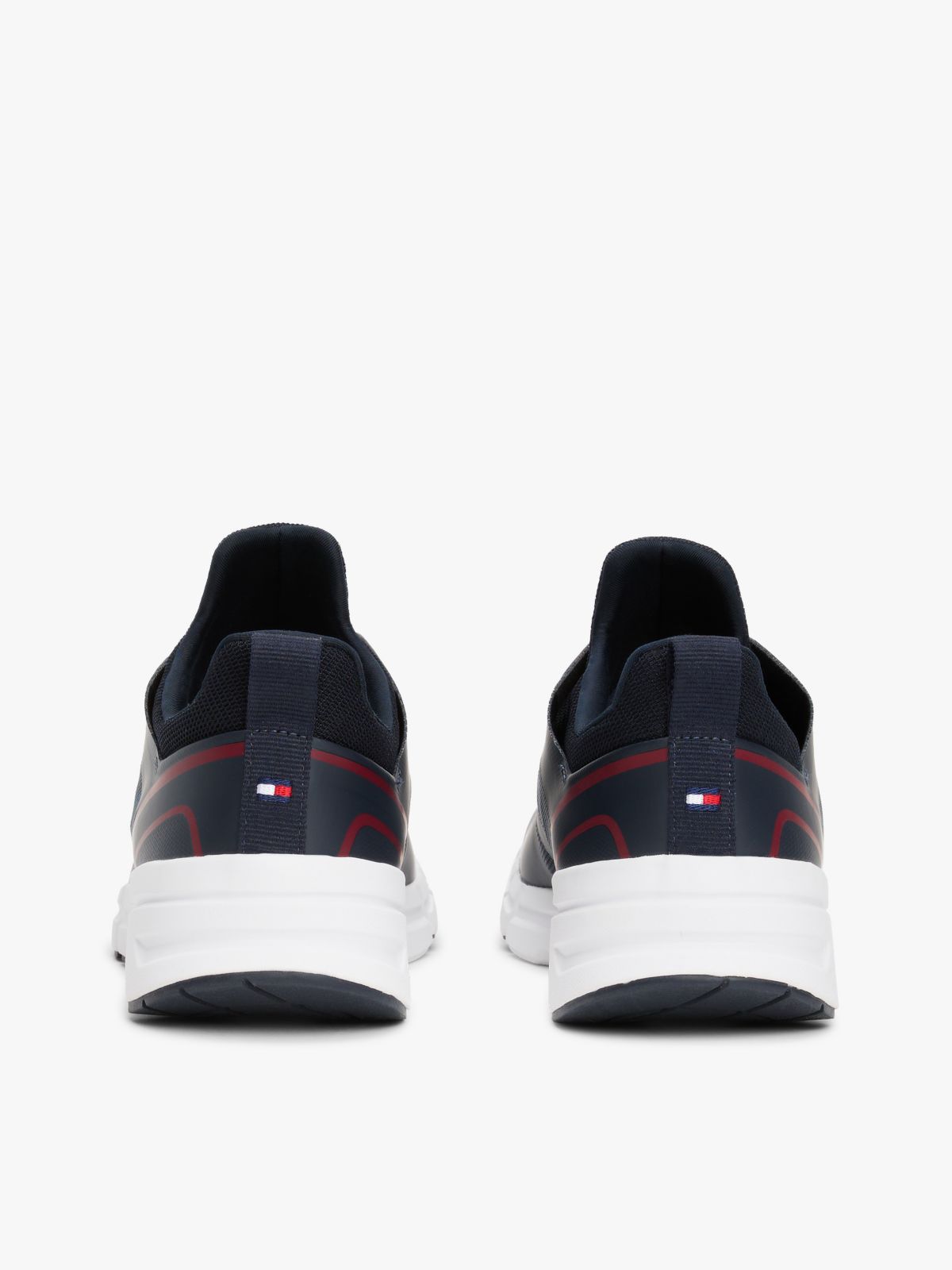 Mixed Media Runner Sneaker — Navy