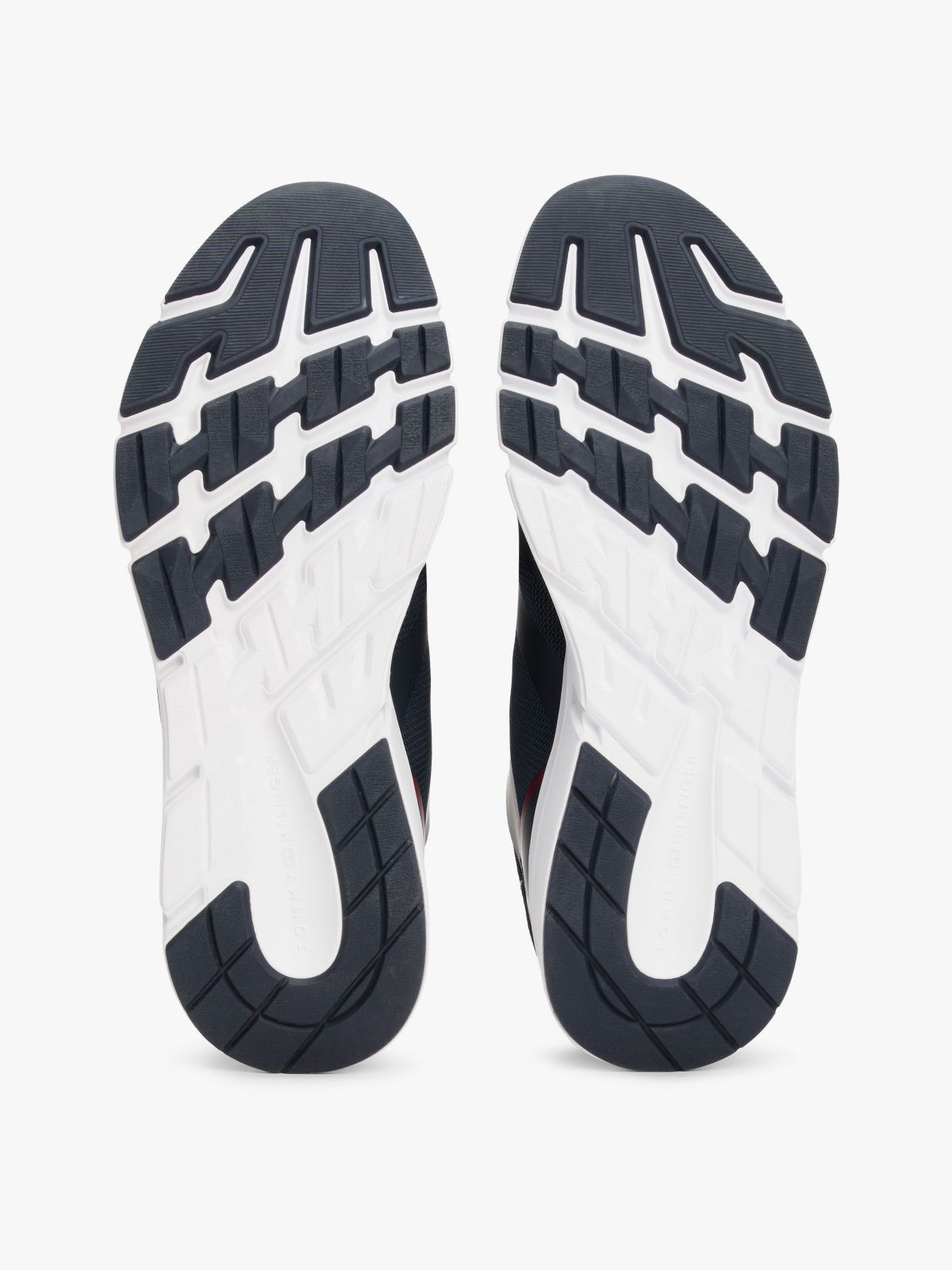 Mixed Media Runner Sneaker — Navy