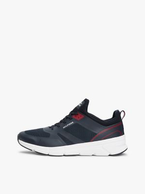 Мужские кроссовки Tommy Hilfiger Mixed Media Runner, цвет: Тёмно-синий — фото 7