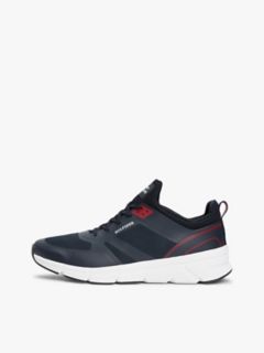Mixed Media Runner Sneaker — Navy 7