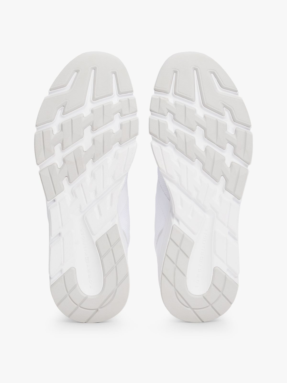 Mixed Media Runner Sneaker — White