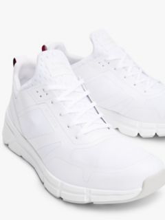 Mixed Media Runner Sneaker — White 6