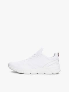 Mixed Media Runner Sneaker — White 7