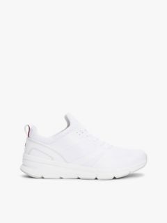 Mixed Media Runner Sneaker — White 1
