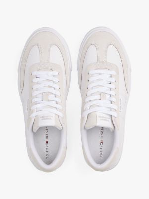 Мужские кроссовки Tommy Hilfiger Contrast Suede, цвет: Белый — фото 3