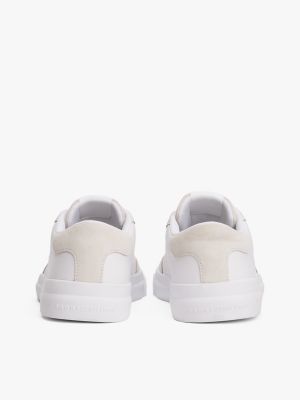 Мужские кроссовки Tommy Hilfiger Contrast Suede, цвет: Белый — фото 4