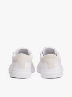 Contrast Suede Sneaker — White 4