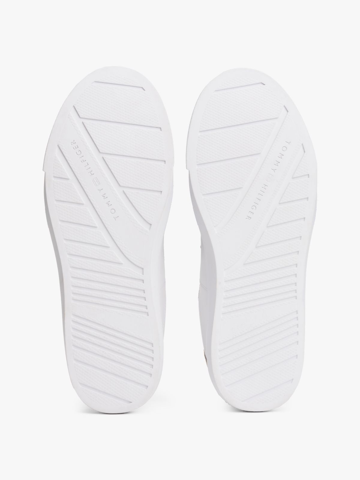 Contrast Suede Sneaker — White