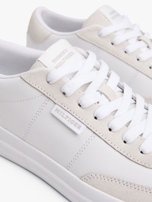 Мужские кроссовки Tommy Hilfiger Contrast Suede, цвет: Белый — фото 6