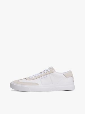 Мужские кроссовки Tommy Hilfiger Contrast Suede, цвет: Белый — фото 7