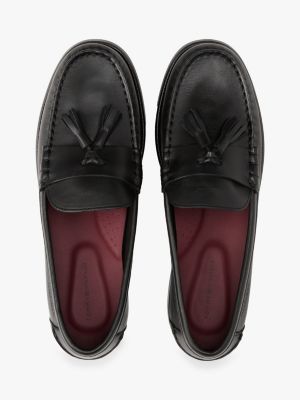 トミーヒルフィガー　タッセルローファー Leather Tassel Loafer | Tommy Hilfiger USA