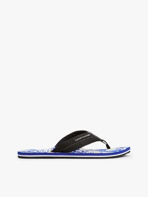 Hilfiger Surf Print Flip-Flop, Black