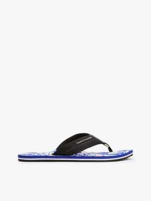 Hilfiger Surf Print Flip-Flop, Black