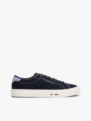 Signature Canvas Sneaker, Navy
