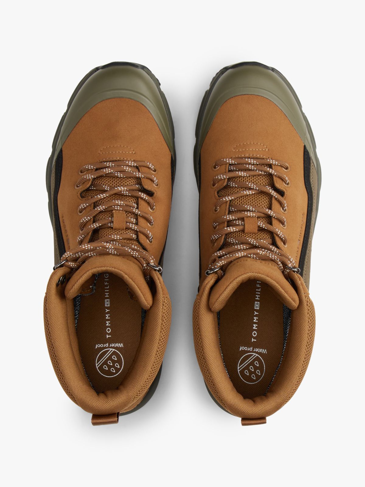 Waterproof High-Top Runner Boot — Desert Khaki