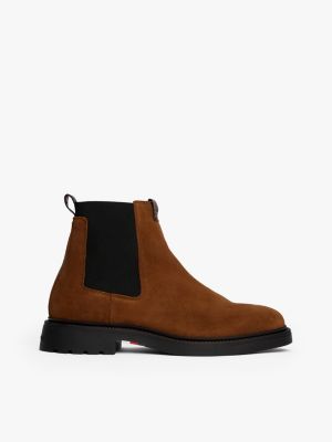 Lightweight Suede Chelsea Boot, Coconut Grove