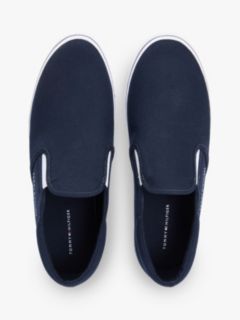 Vulcanized Canvas Slip-On Sneaker — Navy 3