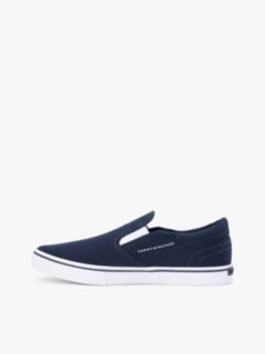 Vulcanized Canvas Slip-On Sneaker — Navy 7