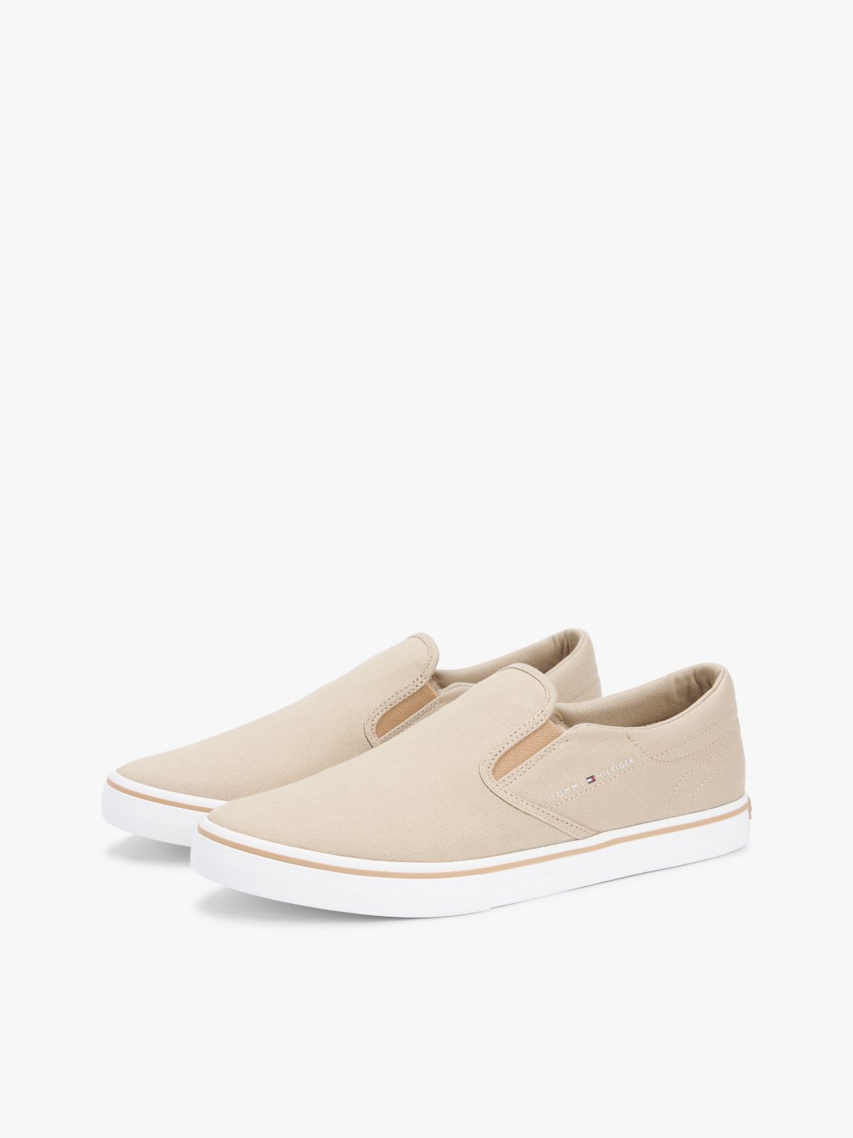 Vulcanized Canvas Slip-On Sneaker — Sandalwood