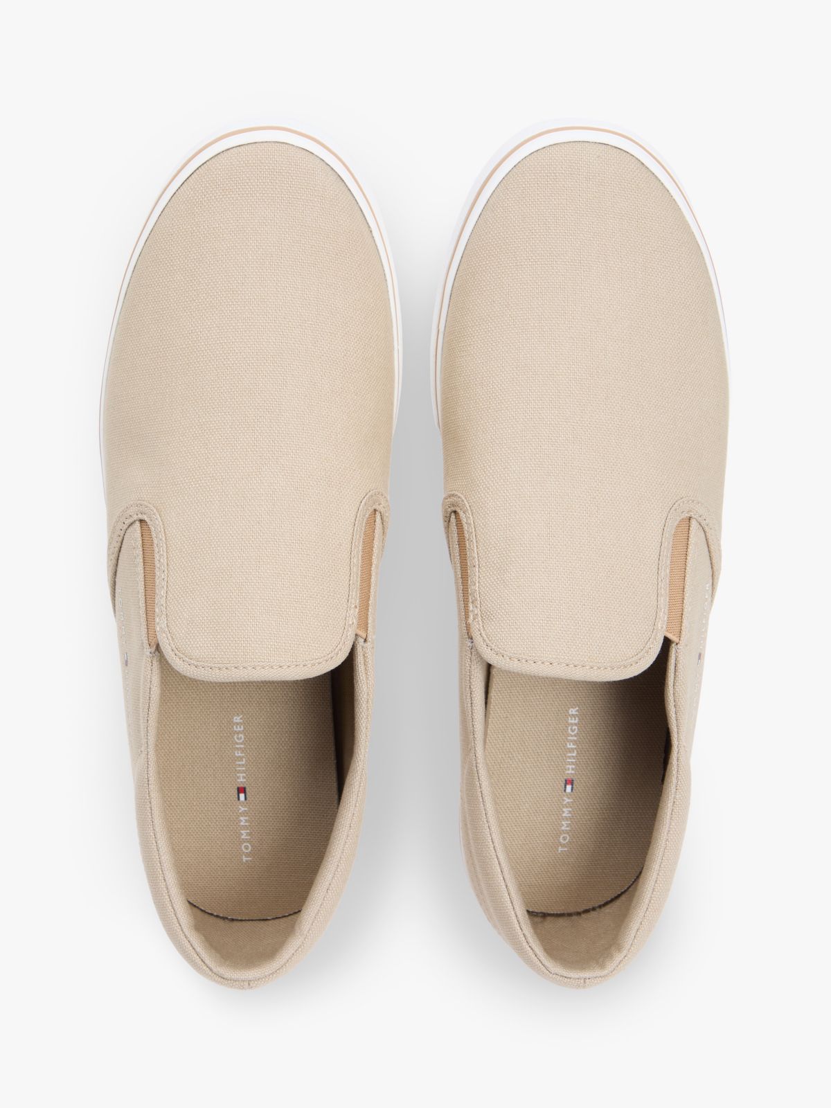 Vulcanized Canvas Slip-On Sneaker — Sandalwood