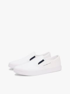 Vulcanized Canvas Slip-On Sneaker — White 2