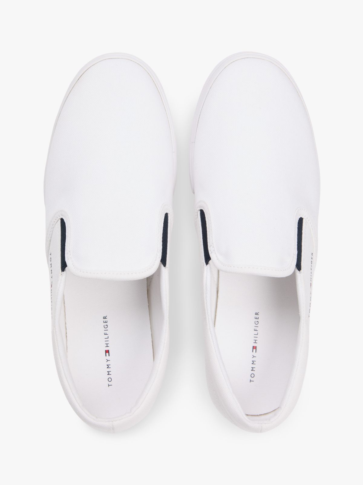 Vulcanized Canvas Slip-On Sneaker — White