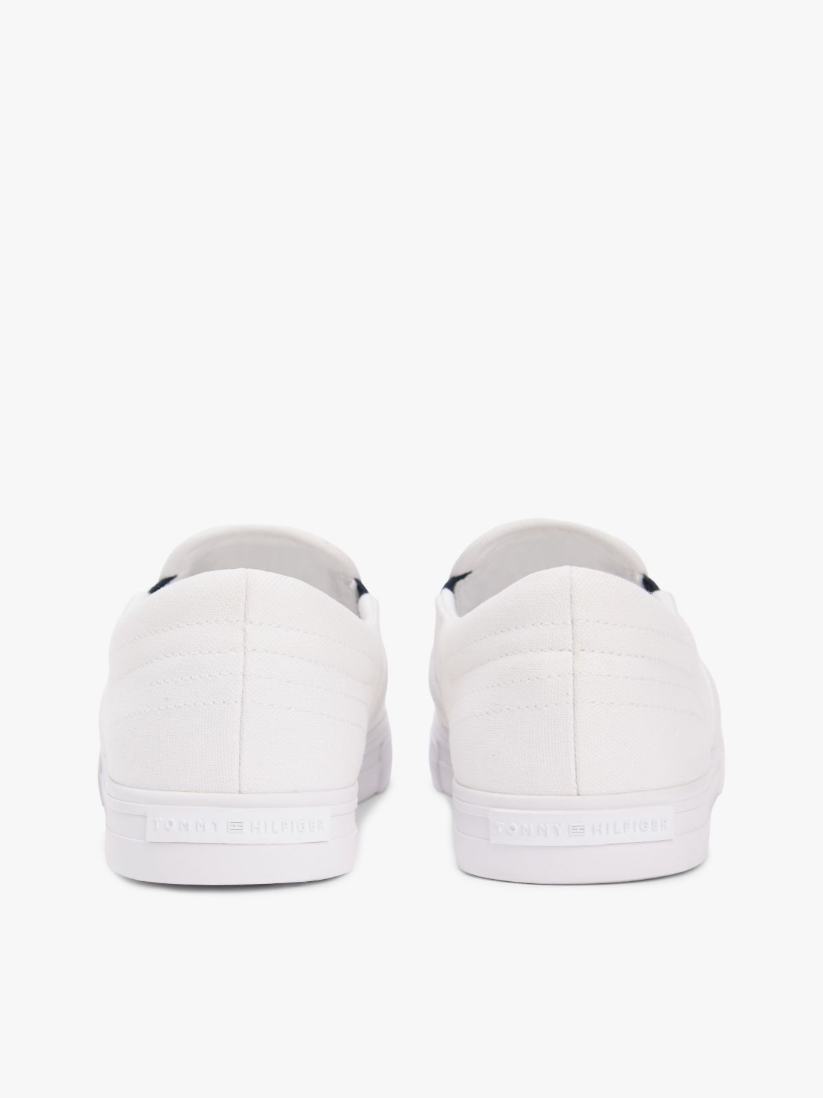 Vulcanized Canvas Slip-On Sneaker — White