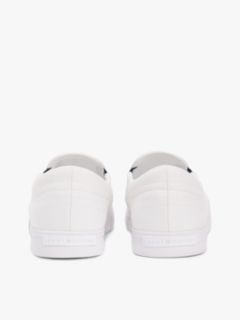Vulcanized Canvas Slip-On Sneaker — White 4