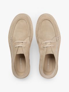 Lace-Up Suede Chukka Boot — Limestone Shade 3