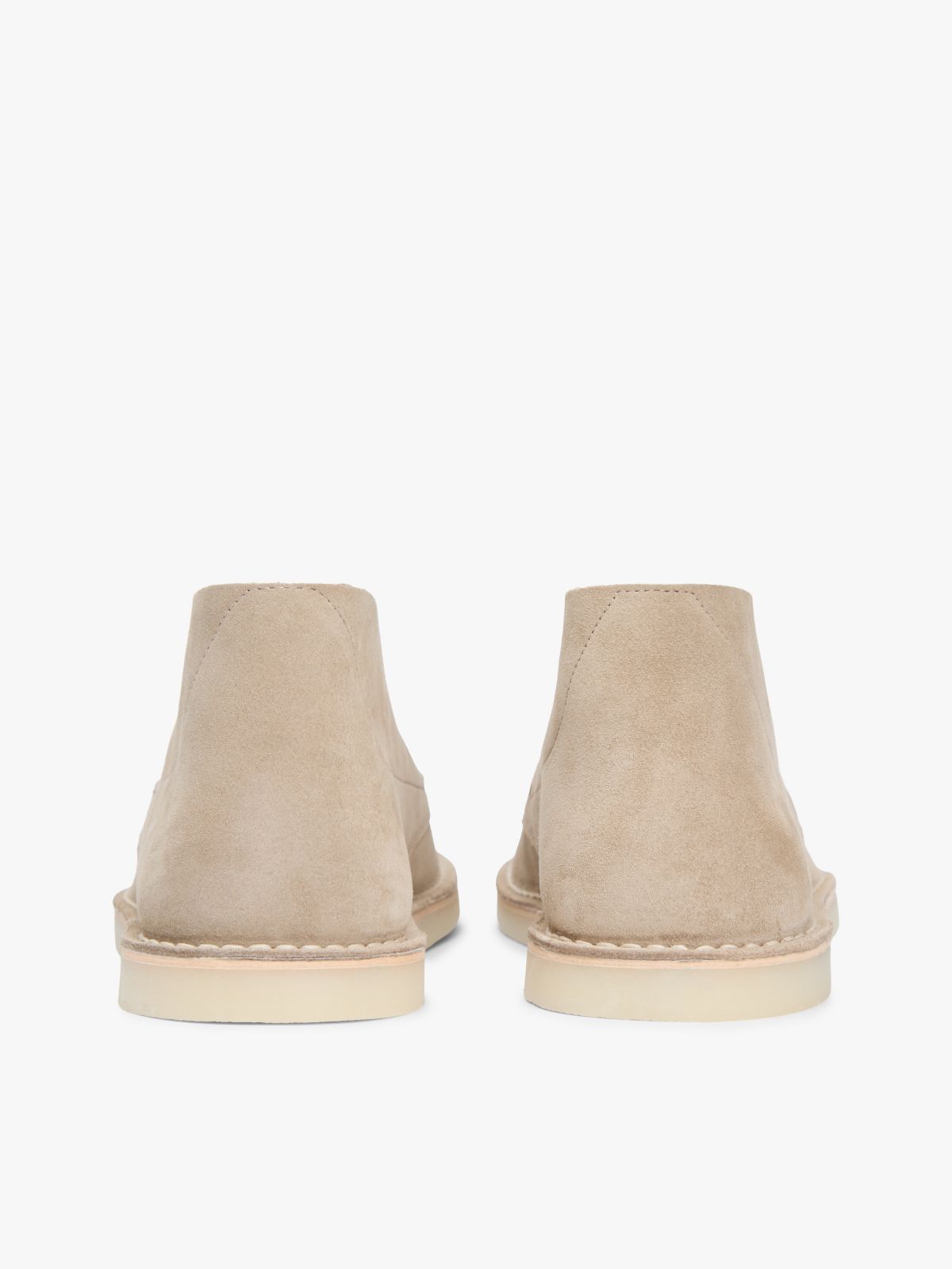 Lace-Up Suede Chukka Boot — Limestone Shade
