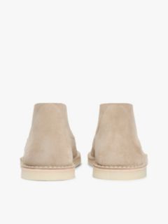 Lace-Up Suede Chukka Boot — Limestone Shade 4