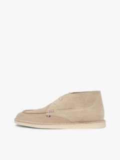Lace-Up Suede Chukka Boot — Limestone Shade 7