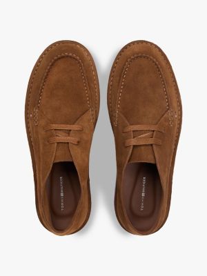 Lace-Up Suede Chukka Boot | Tommy Hilfiger display picture 2