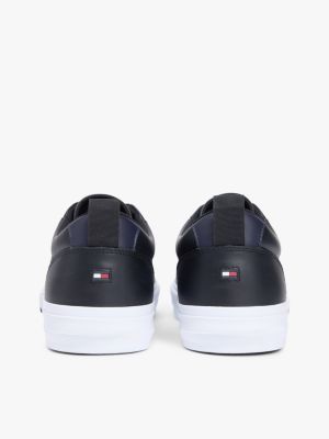 Мужские кроссовки Tommy Hilfiger Vulcanized Leather, цвет: Чёрный — фото 4