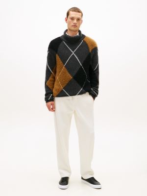 Мужские кроссовки Tommy Hilfiger Vulcanized Leather, цвет: Чёрный — фото 8