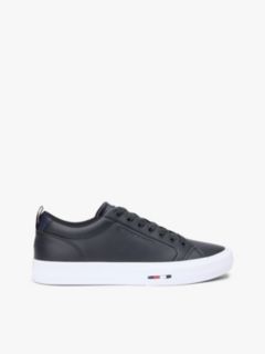 Vulcanized Leather Sneaker — Black 1