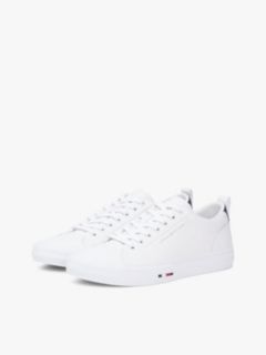 Vulcanized Leather Sneaker — White 2