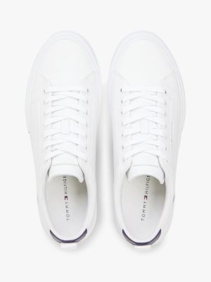 Vulcanized Leather Sneaker | Tommy Hilfiger Canada