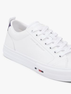 Vulcanized Leather Sneaker | Tommy Hilfiger Canada