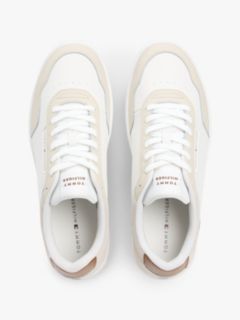 Leather Mix Low-Top Sneaker — Classic Beige 3