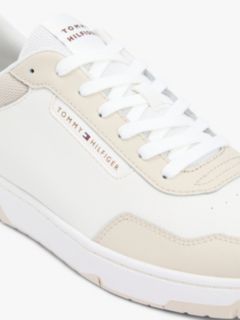 Leather Mix Low-Top Sneaker — Classic Beige 6